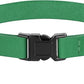 Breakaway Cat Collar Leather with Removable Bell - 13 Colors Available - Soft Adjustable Girl Boy Safety Lightweight Pet Kitten Collars Pink Brown Blue Green Red Orange Black (Green)