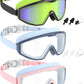 NSSIW Swim Goggles Swimming Kids-Goggles: Anti Fog No Leak with Nose Clip Earplugs for Girls Boys Youth 6-14 3 Pack