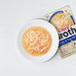 INABA Churu Broth for Cats, Creamy Broth with Shredded Chicken Side Dish Pouch, 1.4 Ounces per Pouch, 12 Pouches, Chicken & Seafood Variety (Pack of 2)