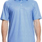 Men's Golf Polo Shirts Short Sleeve Striped Performance Moisture Wicking Dry Fit Golf Shirts for Men
