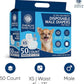 American Kennel Club Male Dog Wrap, Disposable Diapers with Wetness Indicator, X-Small, 50 Count