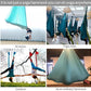 Aerial Yoga Hammock L:5M W:2.8M 5.5 Yards Aerial Pilates Silk Yoga Swing Set with 2000 Ibs Load Include Daisy Chain, Pose Guide