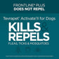 TevraPet Activate II Flea and Tick Prevention for Dogs | 4 Count | Medium Dogs 11-20 lbs | Topical Drops | 4 Months Flea Treatment