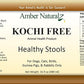 Amber NaturalZ Kochi Free Herbal Supplement for Dogs, Cats, Birds, Rabbits, and Guinea Pigs | Supports Healthy Bowel Function | Natural Aid for Digestive Balance | 16 Fluid Ounce Glass Bottle