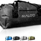 Malo'o Waterproof Dry Bag Duffel 40L/60L/100L, Roll Top Duffel Keeps Gear Dry for Kayaking, Rafting, Boating, Swimming, Camping, Hiking, Beach, Fishing - Internal & External Pockets and Molle Loops