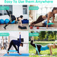 Resistance Bands Set, Workout Bands with Handles, Door Anchor, Ankle Straps and Carry Bag, Exercise Bands for Shape Body and Home Workouts