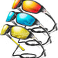 3 Pack Polarized Sports Sunglasses for Men, Mens Sunglasses Wrap Around UV400 Protection for Cycling Fishing Driving