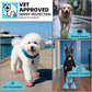 JZXOIVA Dog Shoes for Hot Pavement, Dog Booties for Large Dogs, Breathable Dog Boots & Paw Protectors, Adjustable Non-Slip Dog Rain Booties, Waterproof Pets Sandals for Beach Pink Size 7