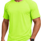 MAGCOMSEN Men's Short Sleeve UPF 50+ Sun Protection Shirts Quick Dry Athletic T-Shirt Hiking Running Swimming Rash Guard