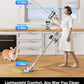 Cordless Stick Vacuum Cleaner for Home, Lightweight Rechargeable Vacuum with 55min Runtime, Powerful Suction, Green LED Headlight, 9-in-1 Pet Hair Carpet & Hardwood Floor Cleaner