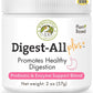 Wholistic Pet Organics Probiotics for Dogs with Digestive Enzymes & Prebiotic Fiber - 2 Oz - Daily Cat & Dog Probiotics for Digestive Health, Anti Diarrhea & Gut Support - Natural Powder Supplement