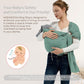 Baby Wrap Ring Sling 7-35 lbs, Baby Sling Carrier for Newborn, Toddler, Infant Holder, Lightweight Baby Carrier Wraps, Green