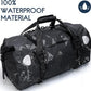 Haimont Waterproof Duffel Bag Roll-top Dry Duffel Bag with Quick-fixed Straps for Motorcycling, Rafting, Boating, SUP, Kayaking, Travel, 50L/70L