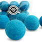 Wool Cat Toys - Felt Cat Toy Balls for Small Pet Fetch and Play - Eco Friendly Quiet Wool Ball Cat Toy for Cats and Kittens - Choose Your Colors (Aqua)
