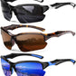 Sports Polarized Sunglasses for Men Cycling Running Fishing UV Protection Sun Glasses Lightweight Half Frame Goggles
