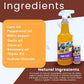 Bird Repellent Spray Bundle, Ready to Use Bird Spray 32oz + Concentrate 4oz Refill
