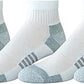 Amazon Essentials Men's Athletic Ankle Socks, Breathable, Cotton Blend, Cushioned, 6 Pairs
