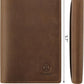 Ringsun Leather Passport Cover for Men Women, RFID Passport Wallet Case Travel Passport Holder for Family