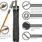 Weighted Jump Rope for Men Women -Interchangeable 1/5lb 1/4lb 1/2lb Heavy jump ropes - 360 Degree Spin - Length Adjustable,Ergonomics Leather Grip Skipping Rope for Fitness Weight Loss & More