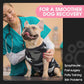 FUAMEY Dog Recovery Suit Male,Dogs Surgery Neuter Suits Puppy Spay Shirts for Female Protect Dog's Skin Anti Licking Abdominal Wounds Doggie Onesie Pet Bodysuit Alternative to Cone Grey Camouflage XXL