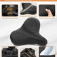 Wide Bicycle Seats for Comfort Men & Women, Oversized & Extra Soft Padded Bike Seat Cushion, Comfortable Large Bike Saddle for Ebike, Mountain Bike, Beach Cruiser, Stationary Exercise Bike
