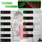 Small Gym Timer Clock Stopwatch Magnetic Workout Interval Timer, Large LED Digital Display, Home Accessories Countdown Clock for Home Gym Garage Schools