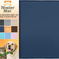 Neater Pet Brands Neater Mat Pet Mats for Food and Water, Cat & Dog Bowl Mat Waterproof Silicone, Feeding Tray, Dog Food Mats for Floors, Placemat w/Raised Edge for Under Bowls, 32" x 24", Dark Blue