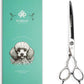 7" Curved Dog Grooming Scissors – Handcrafted, Ergonomic, VG10 Stainless Steel for Sharper, Tougher, Better Edge Retention, Lightweight Shears for Trimming Face and Paws.
