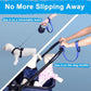 PetBonus Short Dog Leash, Safety Wrist Strap for Retractable Dog Leash, Reflective Design and Adjustable Soft Padded Handle, Extra Layer Security for Pet Stroller (Blue) 1 Pack