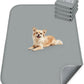FXW Washable Pee Pads for Dogs, Puppy Pads with Super Absorbent, Specifically Designed for 24inch Cages, 23" × 17" Rectangle, Gray, 4 Packs
