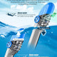 QingSong Full Face Snorkel Mask for Adults, Snorkeling Gear with Camera Mount, 180 Degree Panoramic View Snorkel Set Anti-Fog Anti-Leak