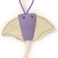 Petlinks Ray Flyer Stingray Launcher Catnip Cat Toy - Purple, One Size