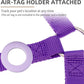 PUPTECK No Pull Dog Harness Soft Adjustable Basic Nylon Step in Puppy Vest Outdoor Walking with ID Tag and A-ir Tag Case, Purple, S