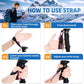 Lightweight Collapsible Kids Hiking Poles - Retractable Kids Hiking Stick, Telescoping Aluminum Trekking Poles 2 Pack, Adjustable Kids Ski Poles by Croosse
