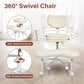 Meditation Chair Cross Legged ADHD Office Chair for Adults with Wheels Ergonomic Back Support and Leg Rest for Multi Position Criss Cross Sitting Kneeling and Yoga Height Adjustable, Leather Style