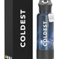 Coldest Insulated Water Bottle with Straw Lid - Stainless Steel Metal Insulated Bottle for Men & Women (Into The Beyond, 40 oz)