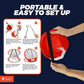 Vitality Sports Golf Chipping Net, 3PCS Pop-Up Golf Practice Net for Backyard, Indoor Outdoor Chipping Game with 3 Targets, 1 Hitting Mat, 20 Balls, Tee Box, Golf Gift for Men
