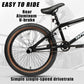 Freestyle BMX Bike, 20 Inch Yaphet Bicycle for Teen Beginner and Adult Riders, Bike with Hi-Ten Steel Frame, Multiple Colors