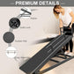 Aboron Antislip Folding Dog Ramp, Adjustable Pet Ramp for Bed/Couch/Car, Rubber Mat with High Traction, Great for Small & Large Old Dogs & Cats, Supports up to 200 lbs,63" Long