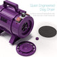 Burano Dog Dryer, High Velocity Pet Hair Dryer, 4.3HP Stepless Adjustable Speed Dog Hair Force Dryer for Dogs, Cats & More, Powerful Pet Blower with Heater