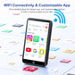 96GB MP3 Player with Bluetooth and WiFi, 4.02" Touchscreen Android Mp4 Mp3 Player with Spotify, Audible, Amazon Music, Deezer, Portable Music Player with Built-in Speaker, FM Radio, E-Book