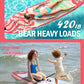 11'Stand Up Paddle Boards Surf Control with Premium SUP Board Accessories Backpack & Removable Fins, 34" Wide Inflatable Paddle Boards of All Skill Levels
