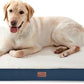 Bedsure Dog Beds Large Sized Dog - Orthopedic Flat Pet Beds with Removable Washable Cover, Egg Crate Foam Puppy Mat, Suitable for Pet Up to 65 lbs