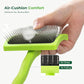 Pecute Slicker Brush for Dogs & Pet Comb, Professional Grooming Dog Brush for Goldendoodles, Poodles, Labradoodles, with Extra Long Soft Pins to Effectively Remove Tangles, Knots and Mats, 2PCS