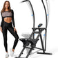 MERACH Stair Stepper for Home Gym Exercise, New Version Stairmaster for Full-Body Workout, Compact Folding Stair Climber with Extended Step Range, Adjustable Handlebar/Pedal