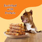 Jungle Calling Dog Treats Smoked Chicken Wrapped Rawhide Rolls, High Protein Dog Chews, Rawhide Chews for Medium and Large Dogs, 10.6 Oz