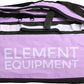 Element Equipment Trailhead Duffel Bag Shoulder Straps Waterproof Violet/Lavendar Medium