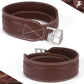 Jeereal Stability Stirrup Leathers with Strong Nylon Core for Equestrian Riding Wide Body English Stirrup Leathers