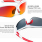 BEACOOL Polarized Sports Sunglasses for Men Women Youth Baseball Fishing Cycling Running Golf Motorcycle Tac Glasses UV400