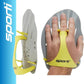 Sporti Hand Paddles for Swimming - Lightweight Swimming Paddles, Adjustable Silicone Straps